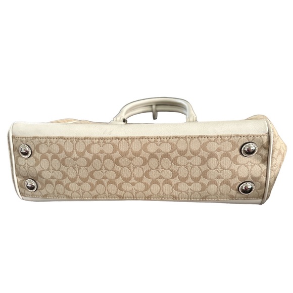 COACH 19915 Legacy Signature Satchel Canvas and Leather. Steal at this price! - Picture 8 of 10